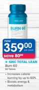 GNC Total Lean Burn 60 Tablets-Per Pack