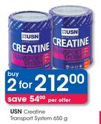 USN Creatine Transport System-2 x 650g