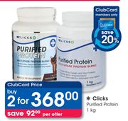 Clicks Purified Protein-2 x 1Kg