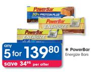 Power Bar Energize Bars-For 5