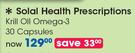 Solal Health Prescriptions Krill Oil Omega-3 30 Capsules-Per Pack