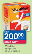 Vita Thion Energy Tonic Sachets-60 x 5g Per Pack