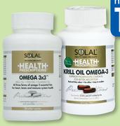 Solal Health Prescriptions Omega 3x3 60 Softgels-Per Pack