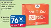 Revite Vit-T-Go 20 Sachets-Per Pack