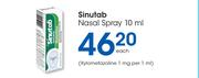 Sinutab Nasal Spray-10ml Each