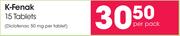 0K-Fenak 15 Tablets-Per Pack