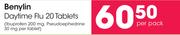 Benylin Daytime Flu 20 Tablets-Per Pack