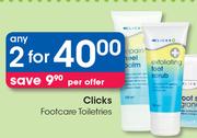 Clicks Footcare Toiletries-For 2