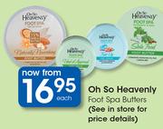 Oh So Heavenly Foot Spa Butters-Each