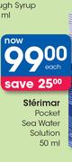 Sterimar Pocket Sea Water Solution 50ml