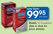 Durex 12 Condoms-Per Pack