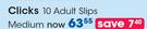 Clicks 10 Adult Slips Medium-Per Pack