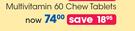 Viral Choice Junior Multivitamin 60 Chew Tablets-Each