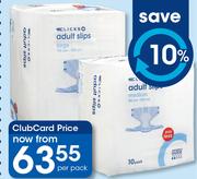 Clicks 10 Adult Slips Large-Per Pack