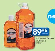 Savlon-2Ltr & 250ml Per Offer