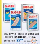 Band Aid Plasters-Per Pack
