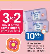 Johnsons Baby Soap-100g Each