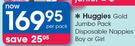 Huggies Gold Jumbo Pack Disposable Nappies Boy Or Girl-Per Pack