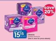 Libresse Sanitary Products-Per Pack
