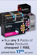 Kotex Products
