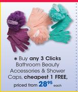 Clicks Bathroom Beauty Accessories & Shower Caps-Each