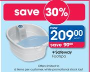Safeway Footspa-Each