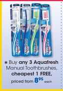 Aquafresh Manual Toothbrushes-Each