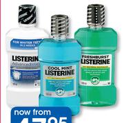 Listerine Advanced White Mouthwash-500ml Each