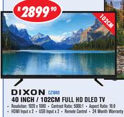 Dixon 40" / 102cm Full HD DLED TV CZ1840