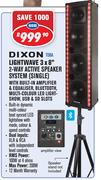 Dixon Lightwave 3x8" 2 Way Active Speaker System (Single) T08A
