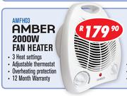 Amber 2000W Fan Heater AMFH03