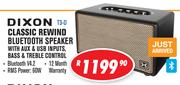 Dixon Classic Rewind Bluetooth Speaker