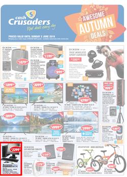 Cash Crusaders : Awesome Autumn Deals (10 May - 2 June 2019), page 1