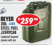 Beyer 20Ltr Steel Fuel Jerrycan JC006