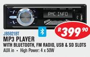 Jebson MP3 Player With Bluetooth, FM Radio, USB & SD Slots JB5921BT
