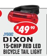 Dixon 15 Chip Red LED Bicycle Tall Light JY6082