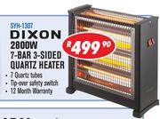 Dixon 2800W 7 Bar 3 Sided Quartz Heater SYH-1307