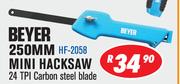 Beyer 250MM Mini Hacksaw HF-2058