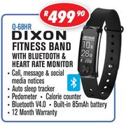 Dixon Fitness Band With Bluetooth & Heart Rate Monitor Q-68HR