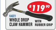 Beyer Whole Drop Claw Hammer With Rubber Grip KA021