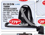 Dixon 1800W Vacuum Cleaner JL-H4303