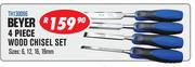Beyer 4 Piece Wood Chisel Set TH130096