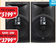DXN Pro 15" DJ/PA Speakers (Pair) PLB-15