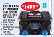 Dixon 2.1 Channel Hi-Fi System With Bluetooth & Dynamic Light Effects LG808A