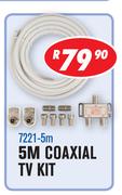 5m Coaxial TV Kit 7221-5m