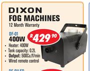 Dixon 400W Fog Machines DF-01