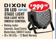 Dixon 36 LED Stage Light RGB Light With DMX512 Control DNPL001