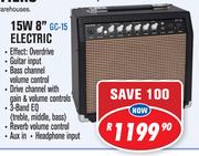 Dixon Guitar Amplifiers 15W 8" Electric GC-15