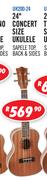 Sanchez 24" Concret Size Ukulele UK200-24