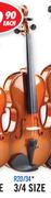 Sanchez 3/4 Size Handmade Student Grade Violins With Bow & Case R20/34-Each